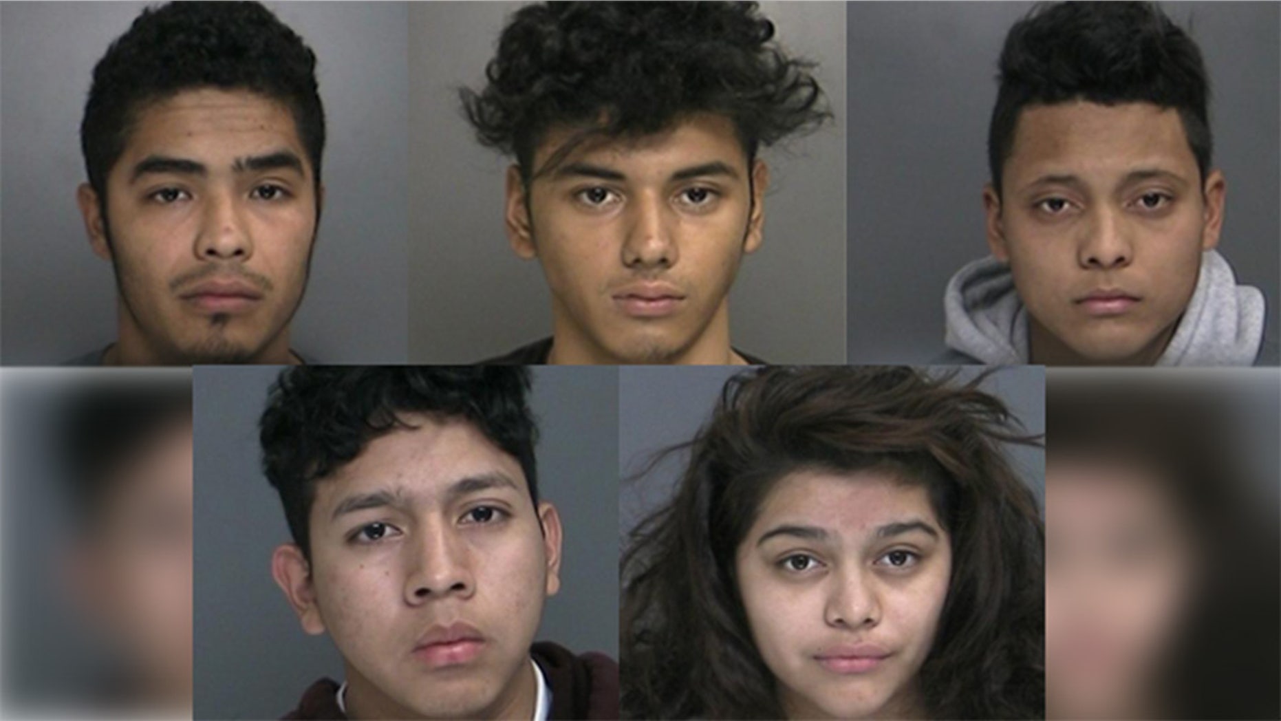 Miguel Rivera, Oscar Fuentes, Vidal Ortiz Contreras, Jorge Bermudez Cedillos and Lilliana Villanueva (Suffolk County Police Department)