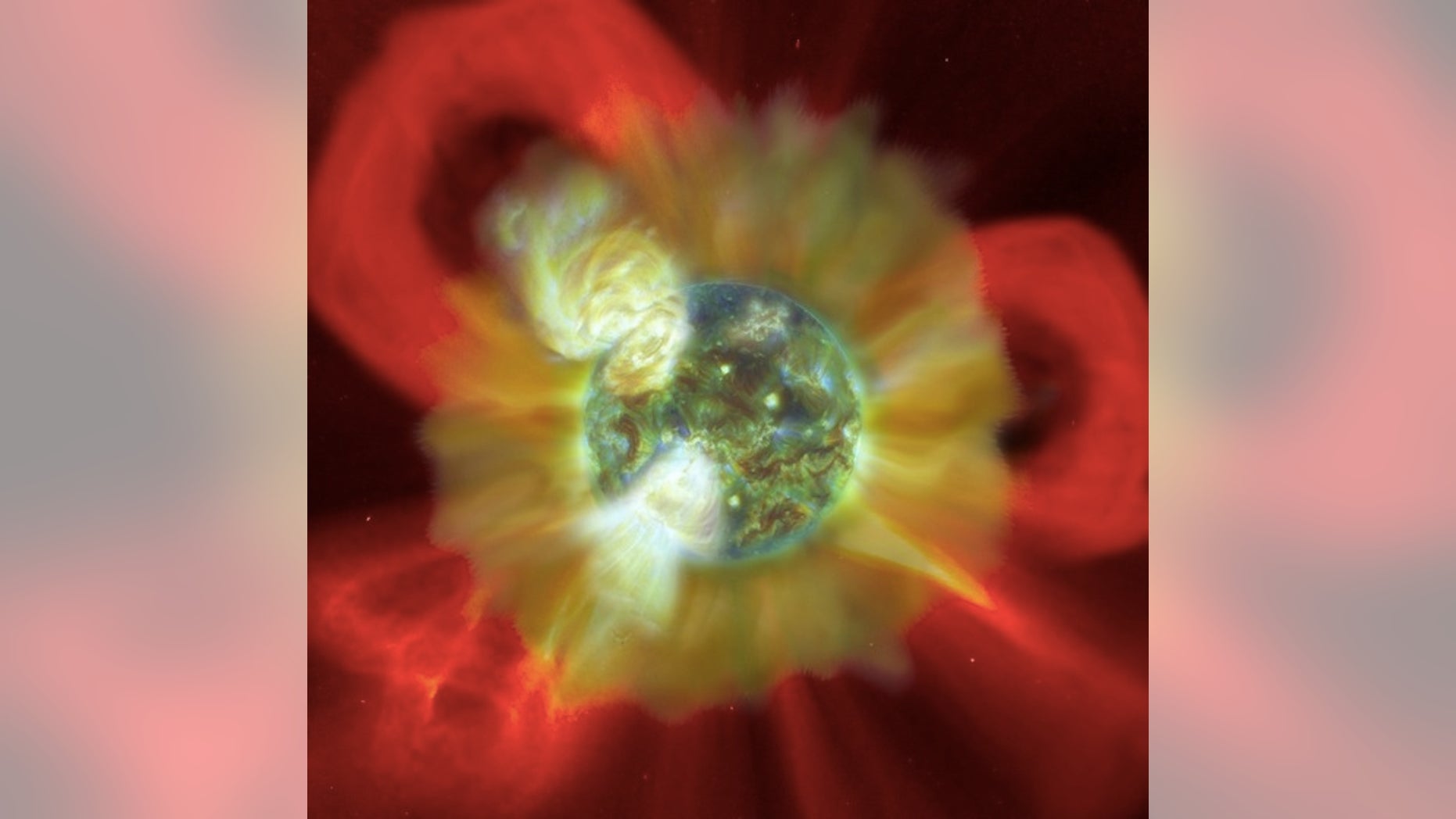 The young Sun inundated the early Earth with "superflares" of particles and radiation.