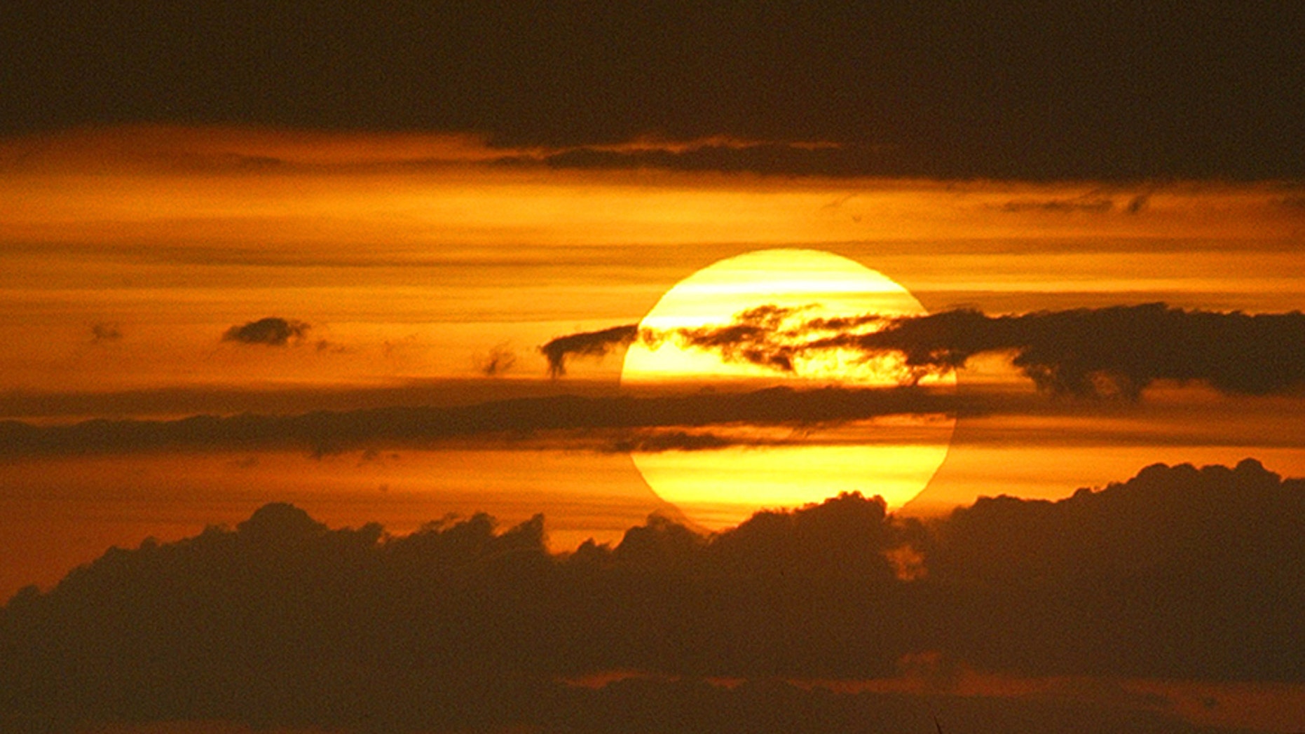 Sunset on Bali August 13, 2003