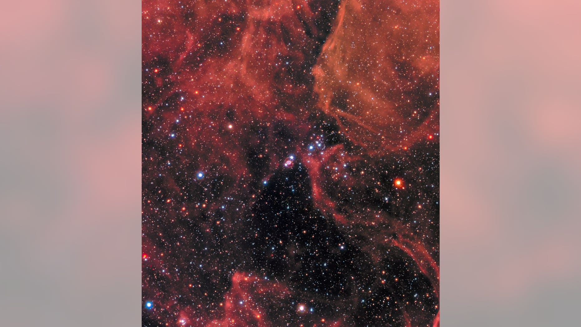 Supernova remnant SN 1987A captured by the NASA/ESA Hubble Space Telescope in January 2017.