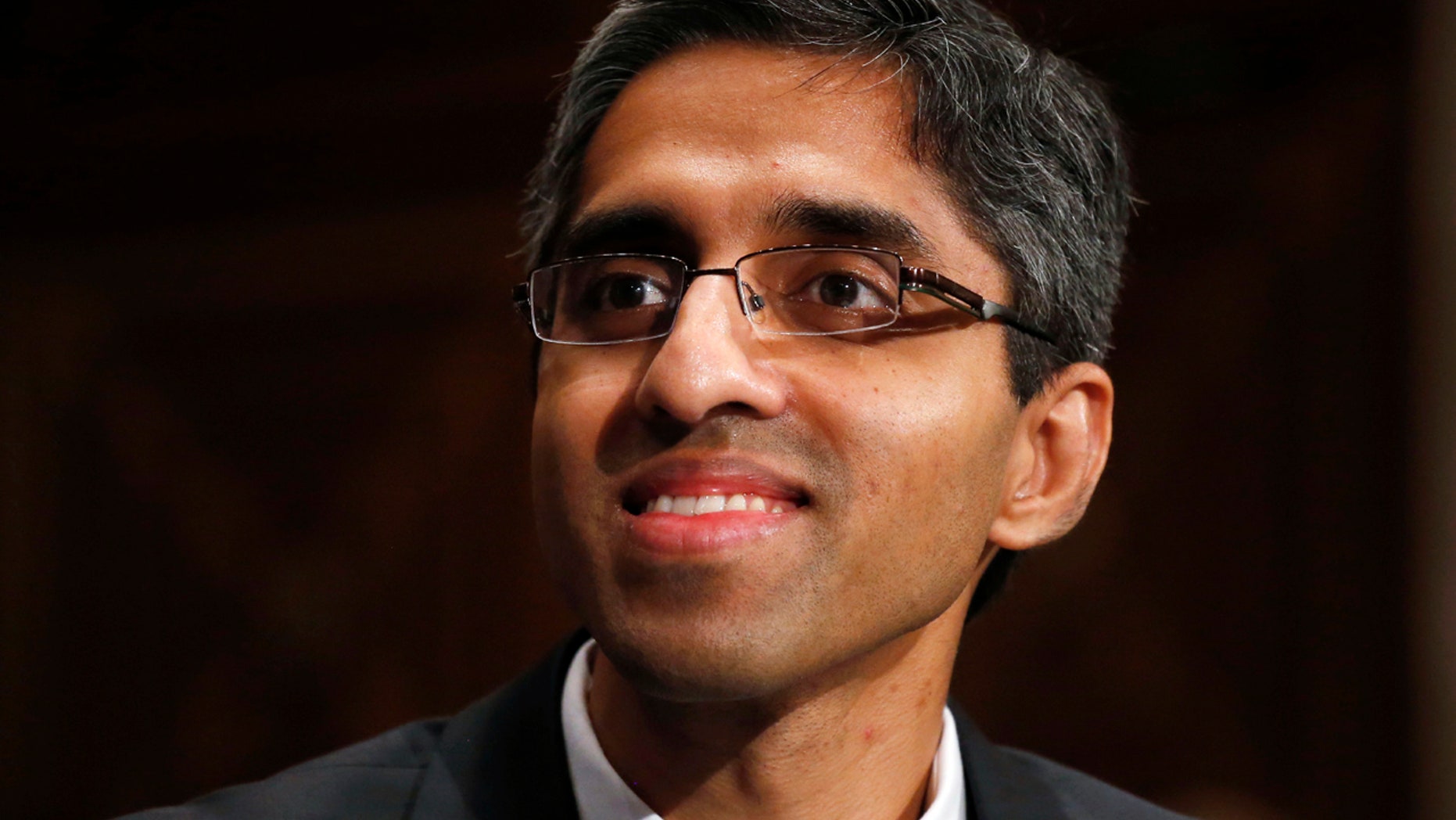 FILE - In this Feb. 4, 2014, photo, U.S. Surgeon General appointee Vivek Murthy appears on Capitol Hill in Washington.