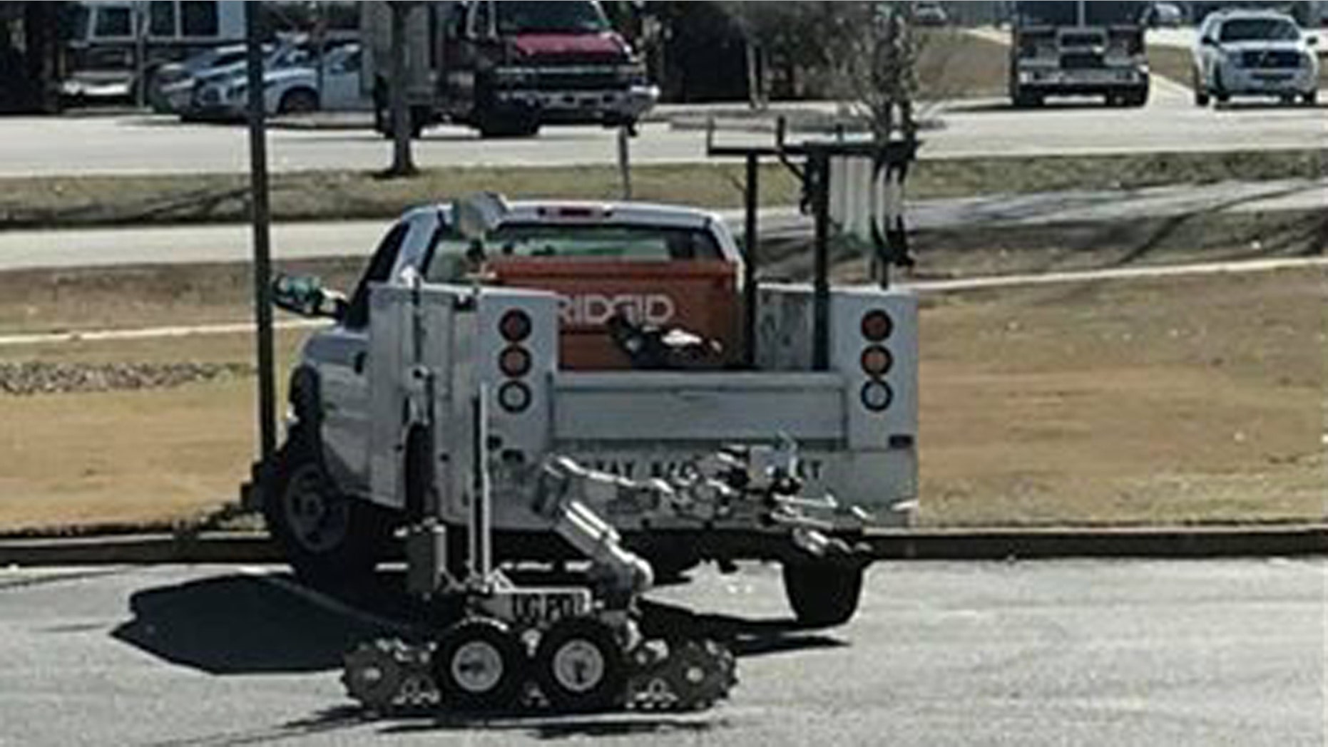 Police in Athens, Georgia investigated a suspicious package that turned out to be four pipe bombs.