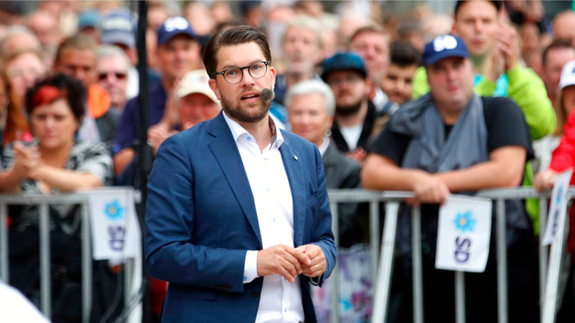 Jimme Akesson's Sweden Democrats is likely to be the big winner in Sunday's elections.