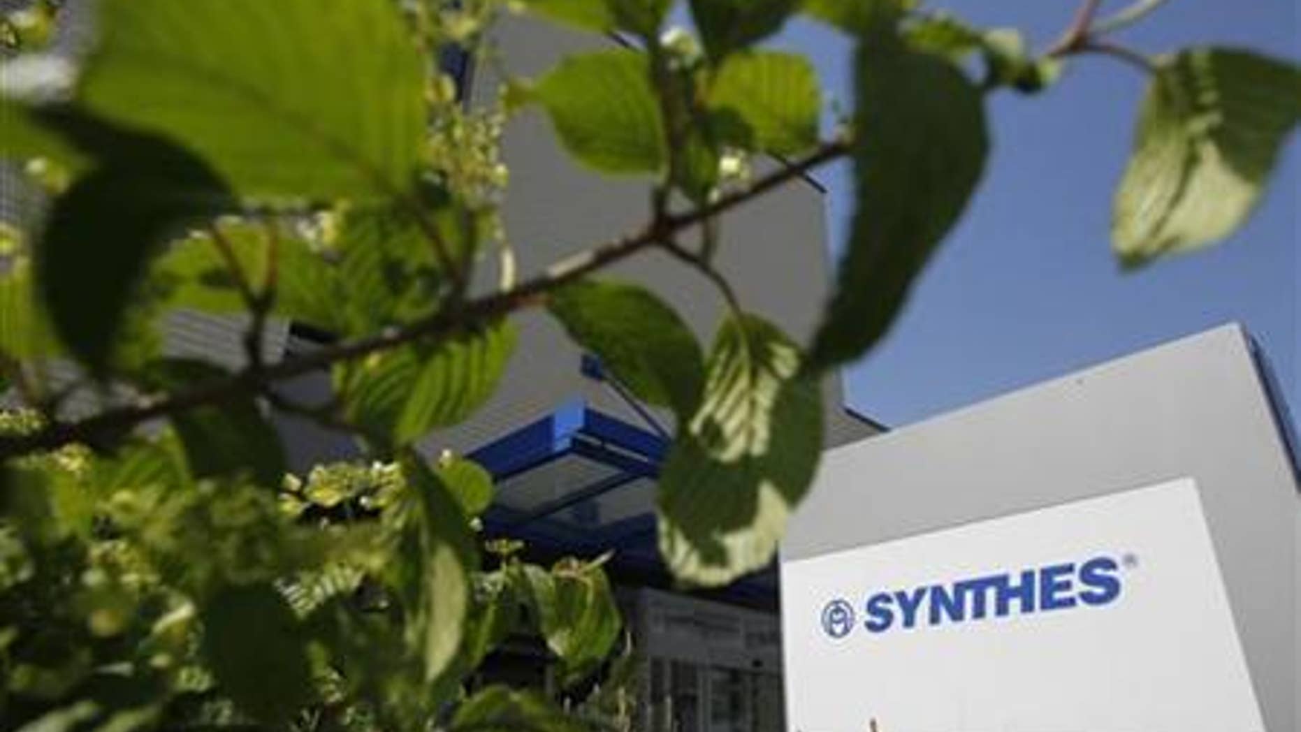 A general view shows the offices of Synthes in Oberdorf April 25, 2011. REUTERS/Christian Hartmann