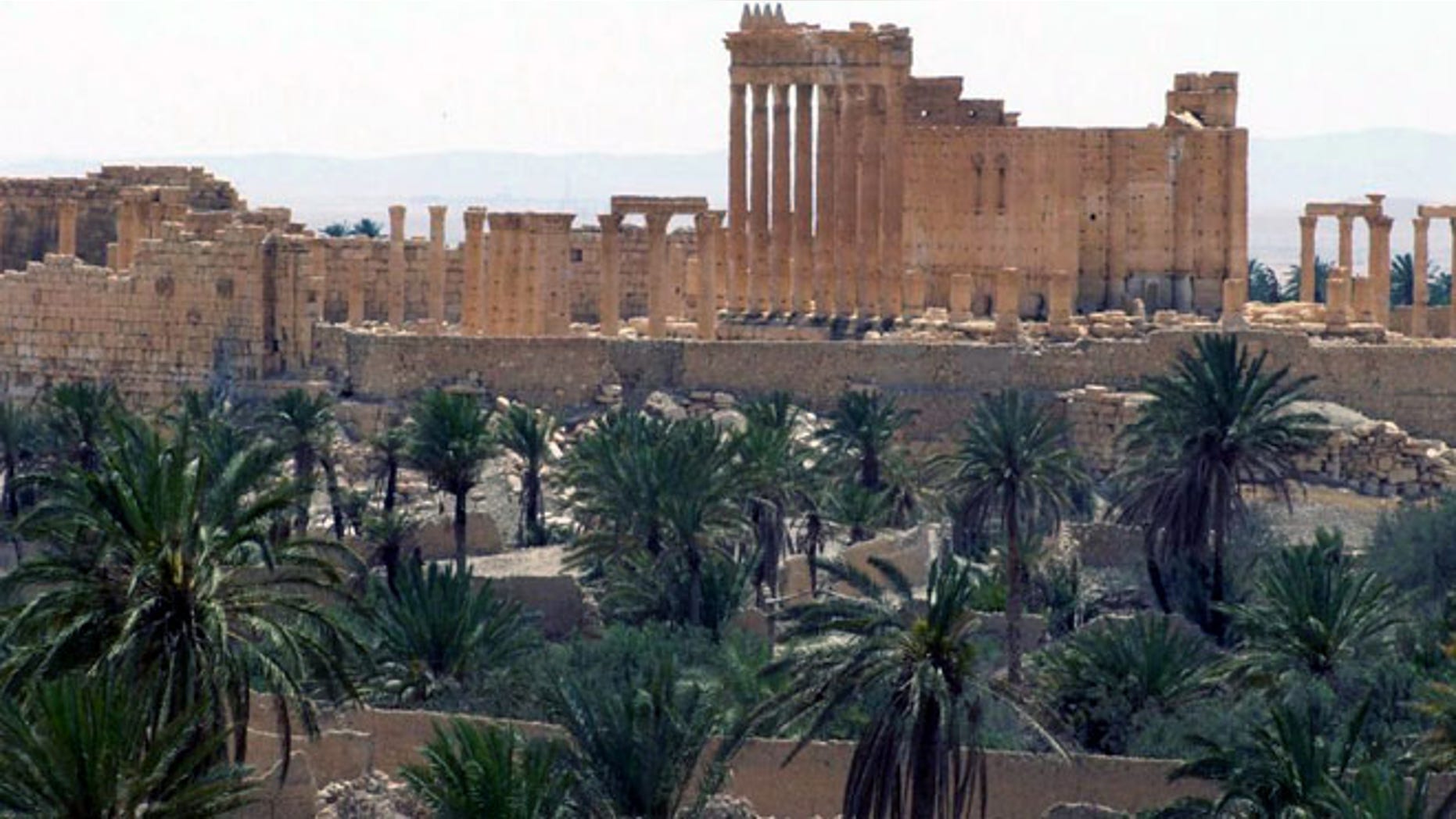 May 17, 2015: This photo by the Syrian official news agency SANA, shows the general view of the ancient Roman city of Palmyra, northeast of Damascus, Syria. (AP)