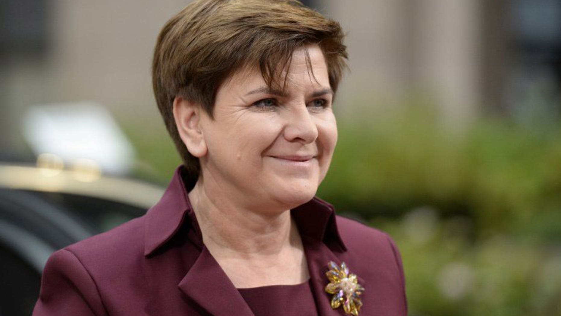 Beata Szydlo in November.