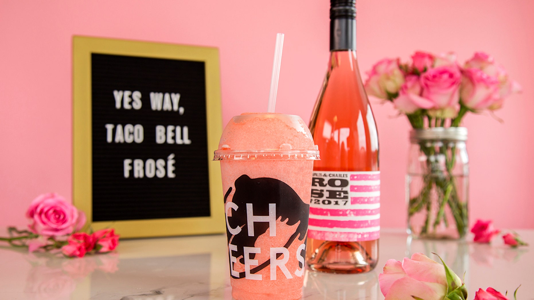 Taco Bell introduced its latest menu item, the Berry Frosé Twisted Freeze.