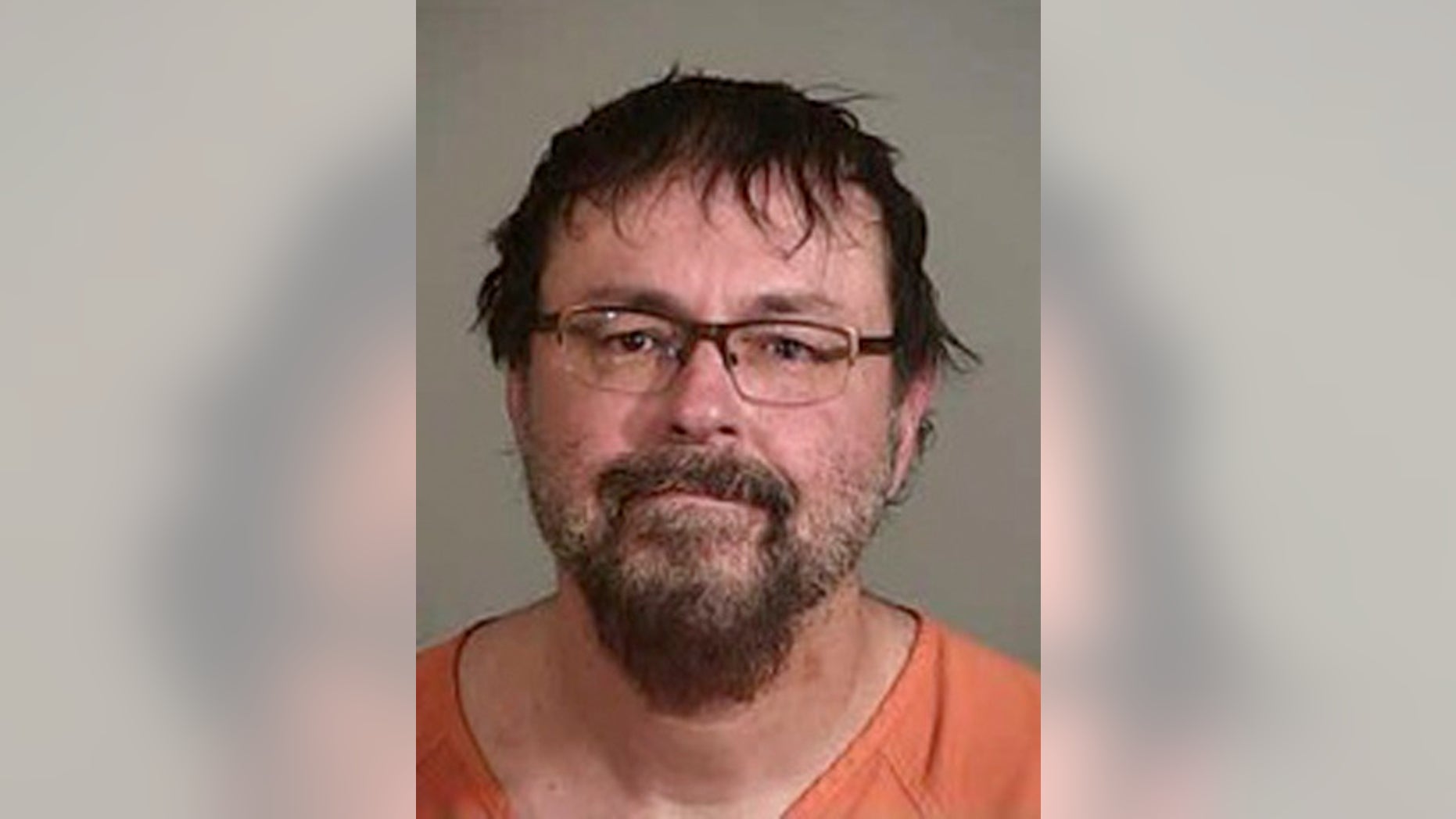 Tad Cummins, 50, shown here on April 20, 2017, after being arrested in California. This photo was released by Siskiyou County Sheriff’s Office.