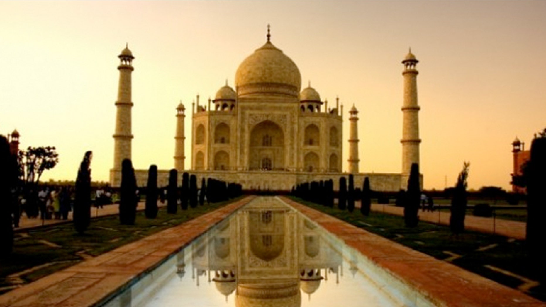 Photography inside the compound of the Taj Mahal is prohibited.