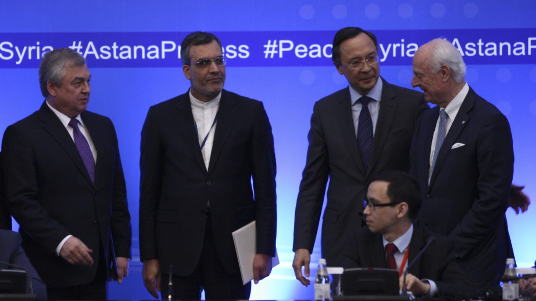 Cease-fire talks on the future of Syria are ongoing in Kazakhstan.