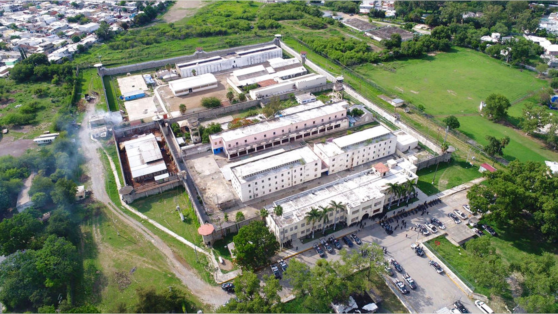 The "Cedes" prison in Ciudad Victoria, Mexico.