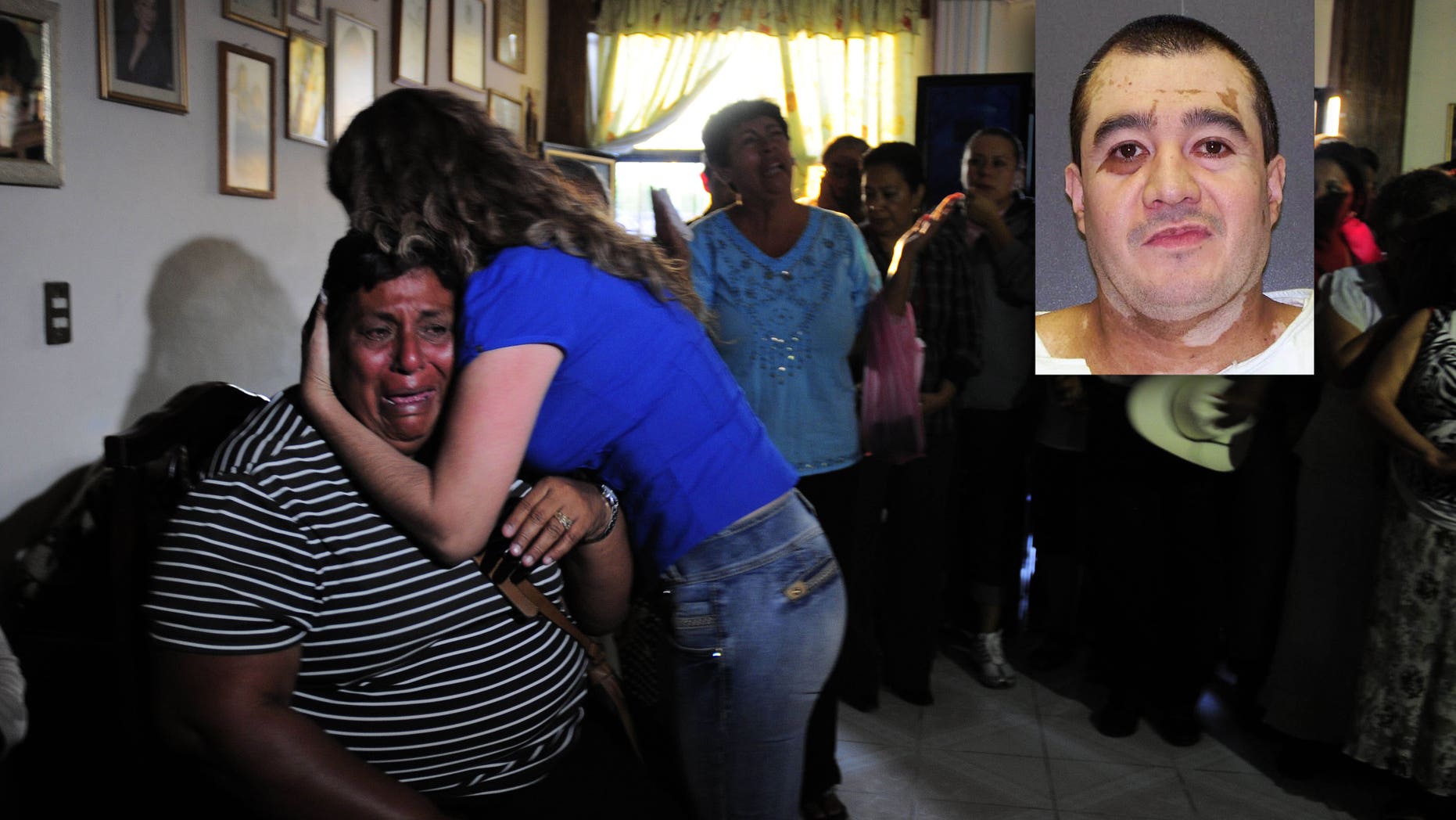 Edelmira Arias is comforted while weeping at the home of the parents of Texas death-row inmate Edgar Tamayo, her cousin, in Miacatlan, Mexico, Wednesday, Jan. 22, 2014. The U.S. Supreme Court rejected appeals Wednesday night for Mexican national Edgar Tamayo, clearing the way for the Texas death row inmate to be executed for the slaying of a Houston police officer 20 years ago. Secretary of State John Kerry previously asked Texas to delay Tamayo's punishment, saying it "could impact the way American citizens are treated in other countries." The State Department repeated that stance Wednesday. (AP Photo/Tony Rivera)