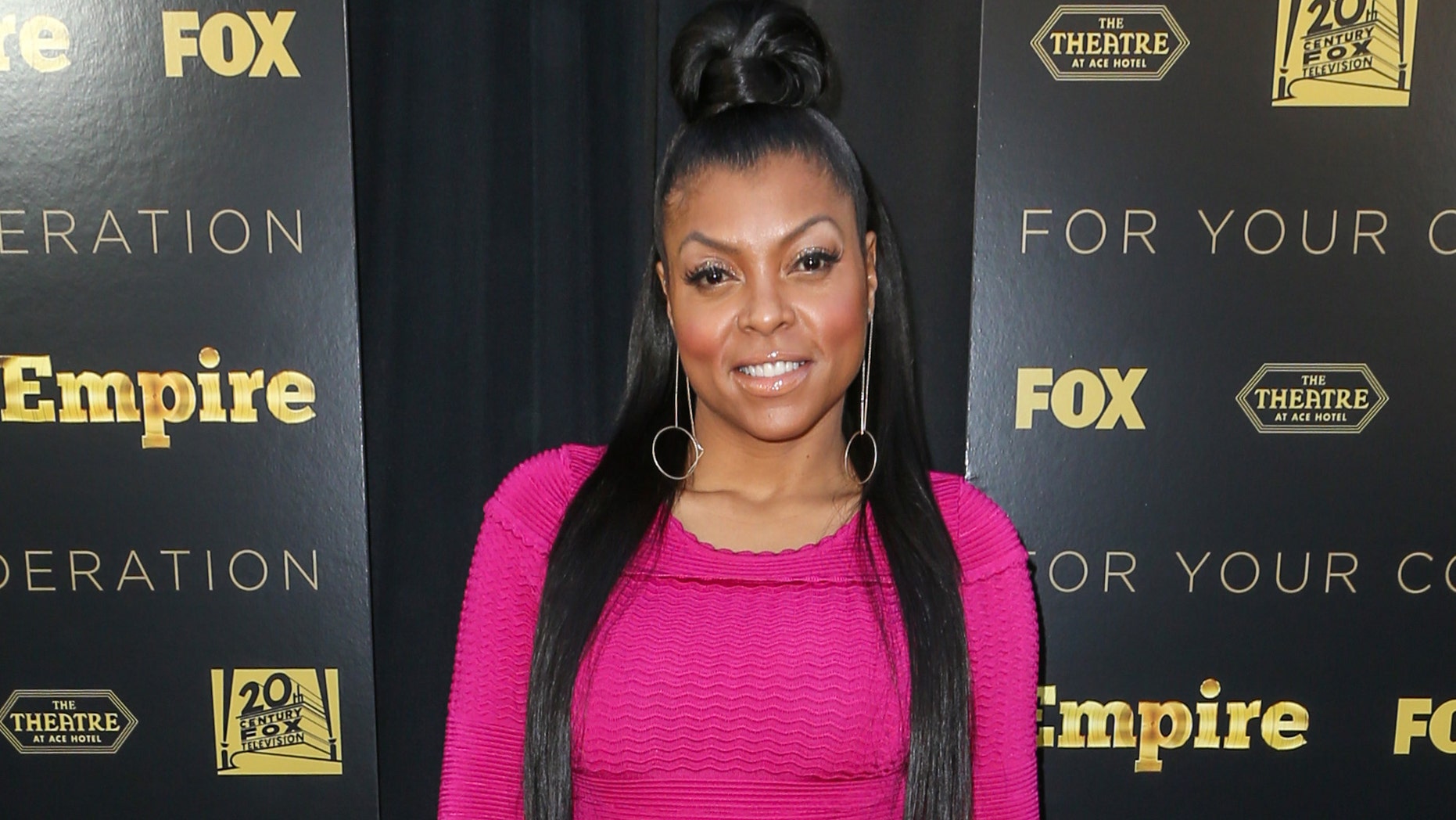 March 12, 2015. Taraji P. Henson attends the LA Academy Screening of "Empire" at the Theater at the Ace Hotel, in Los Angeles.