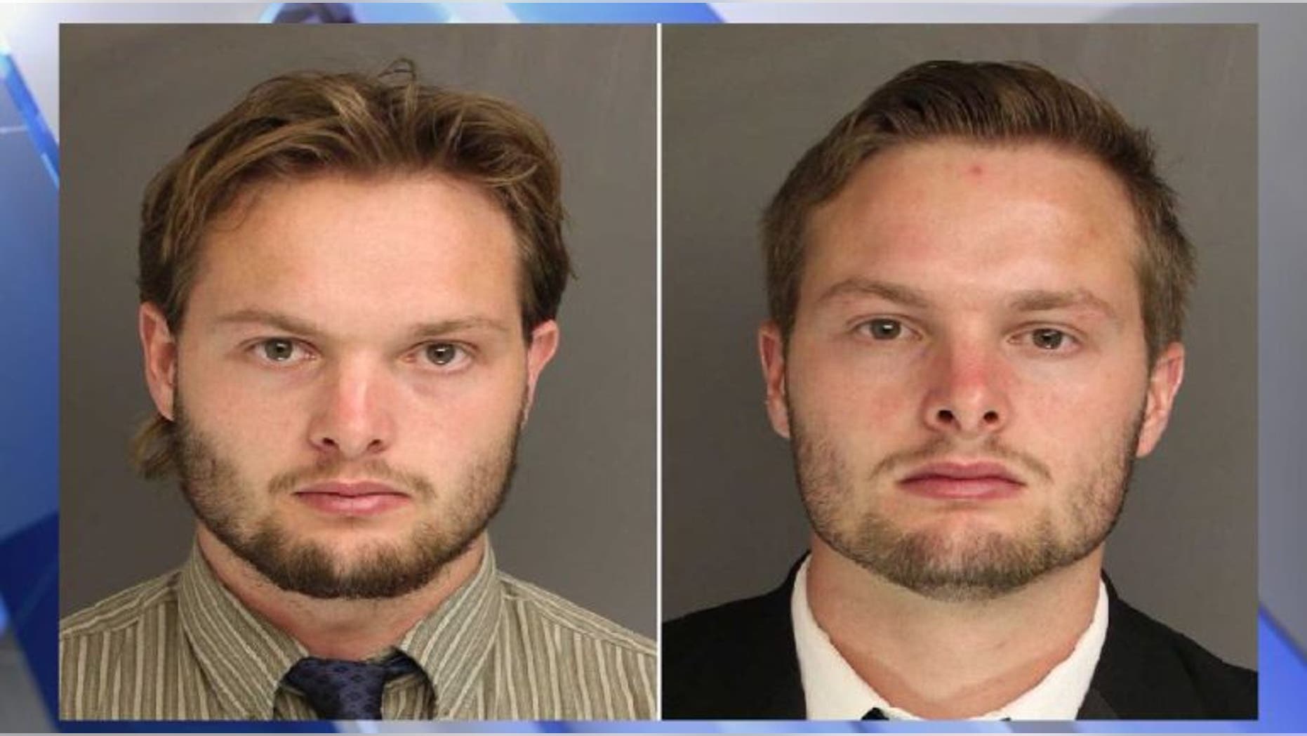 Caleb Tate, left, and Daniel Tate, right, are accused of building and blowing up IEDs.