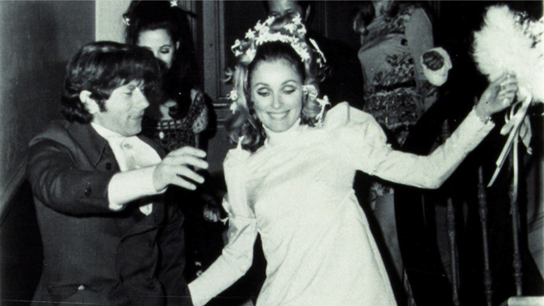 Sharon Tate seen in this file photo from her wedding to Roman Polanski in 1968.