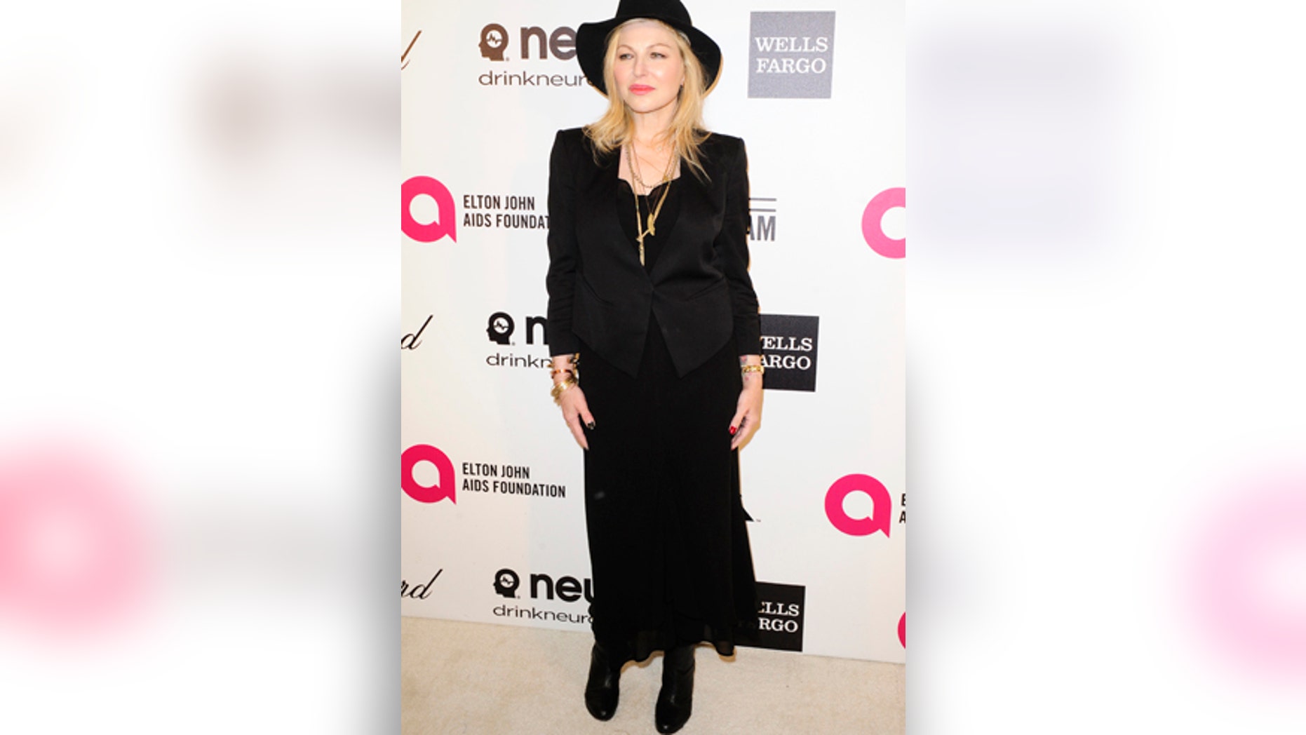 Tatum O'Neal arrives at the 2014 Elton John AIDS Foundation Oscar Party in West Hollywood, California March 2, 2014.