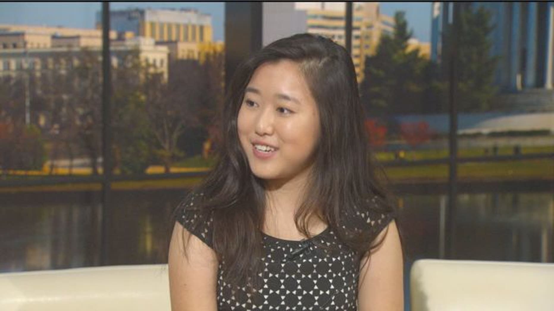 Stephanie Mui, 17, earned her master’s degree Saturday from George Mason University in Fairfax County, Virginia, before graduating from high school.