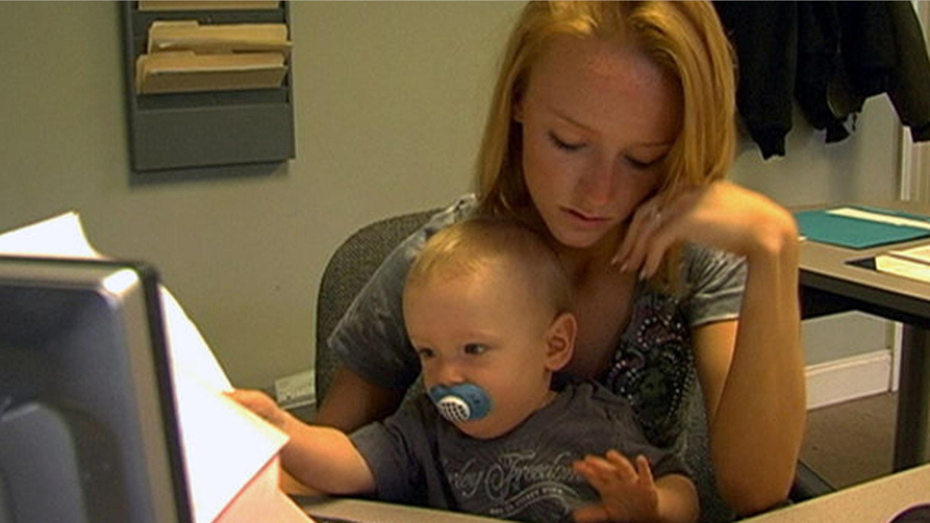 FILE: “Teen Mom" star Maci Bookout is shown with her son, Bentley, in this image released by MTV.
