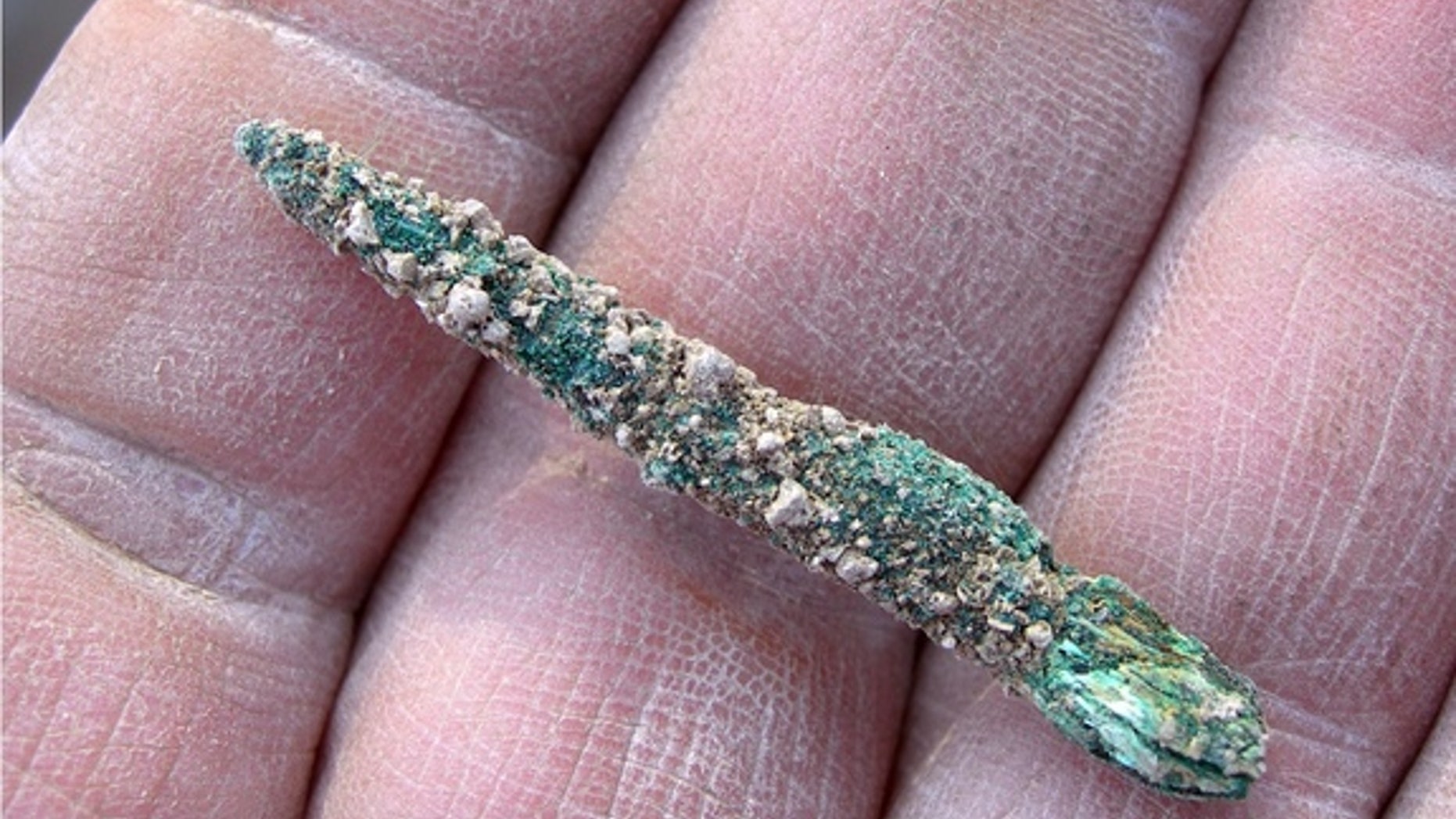 A copper awl was discovered at the archaeological site Tel Tsaf in the Jordan Valley of Israel, dating to 5100 B.C. to 4600 B.C.