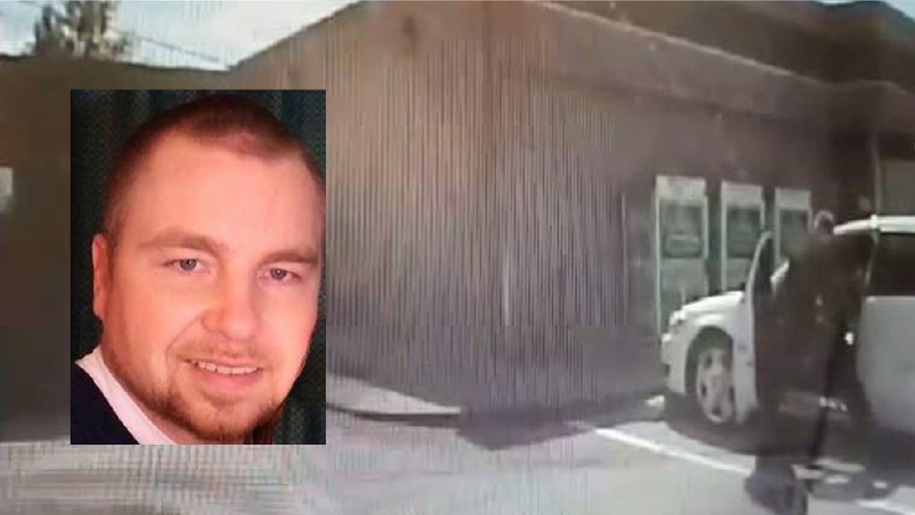 Police are searching for Billy McNeil, who allegedly drove over an officer's leg Tuesday and is on the loose, officials said.