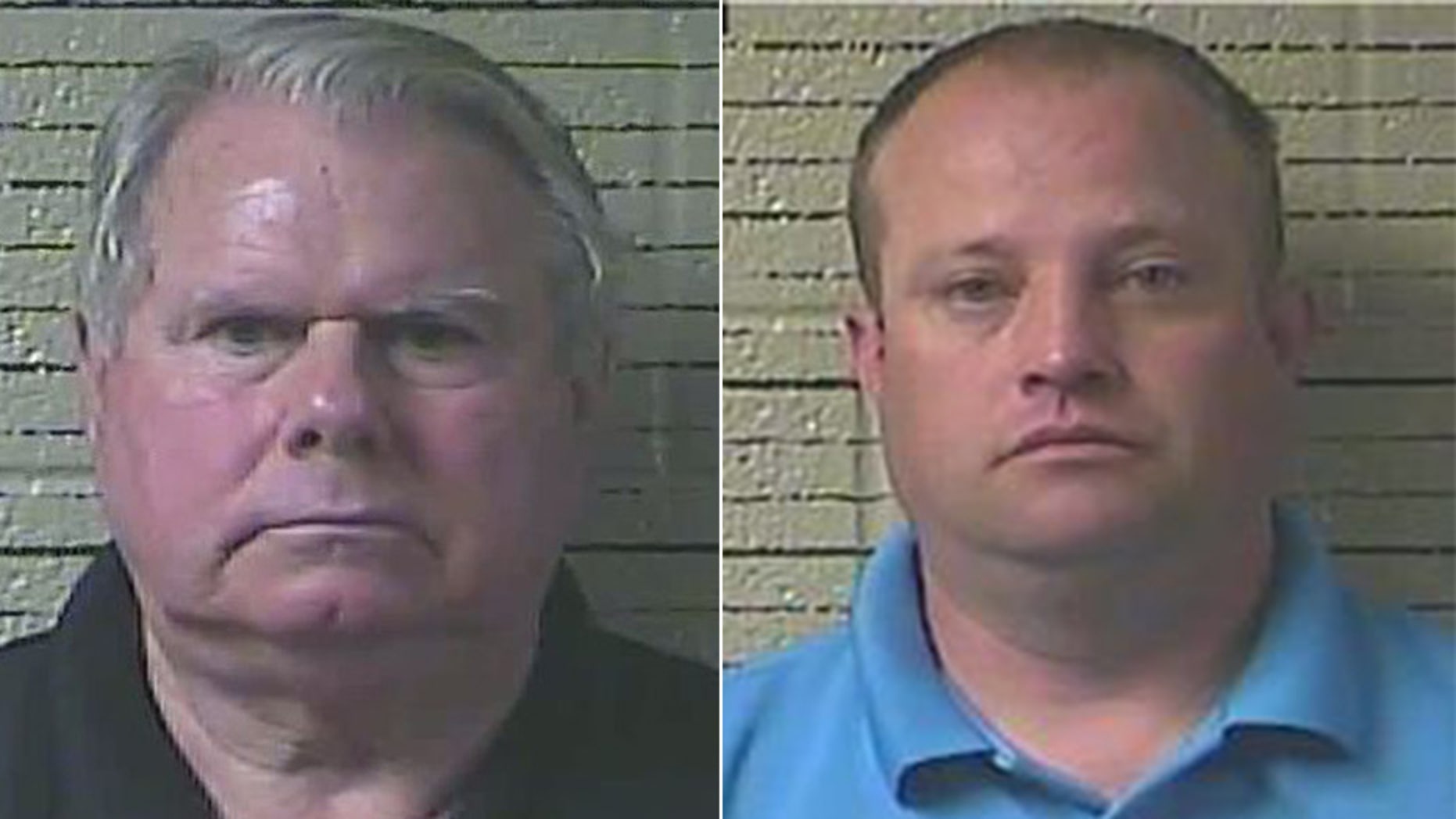 Lawrence County Sheriff Jimmy Brown, left, and Captain Adam Brewer are facing misconduct charges.