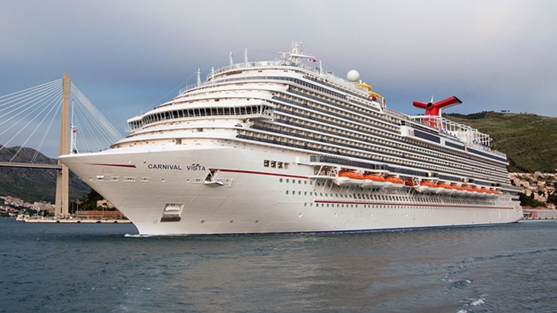 The Carnival Vista is the cruise line's largest ship.