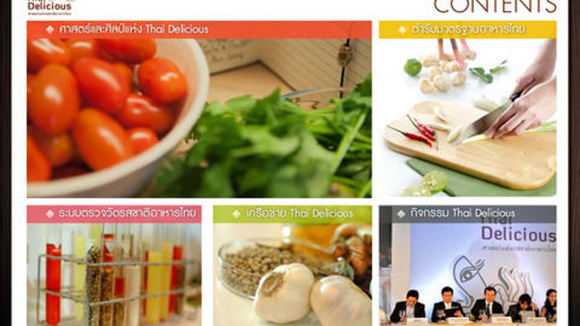 A screenshot of the Thai Delicious app.