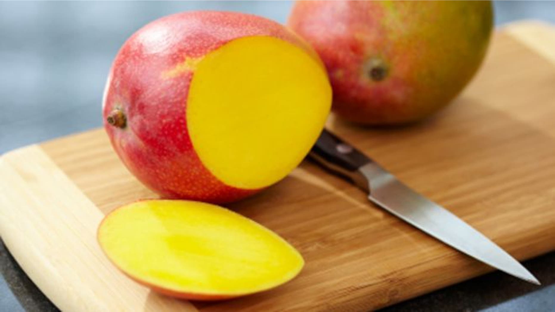 A mango without the center pit.