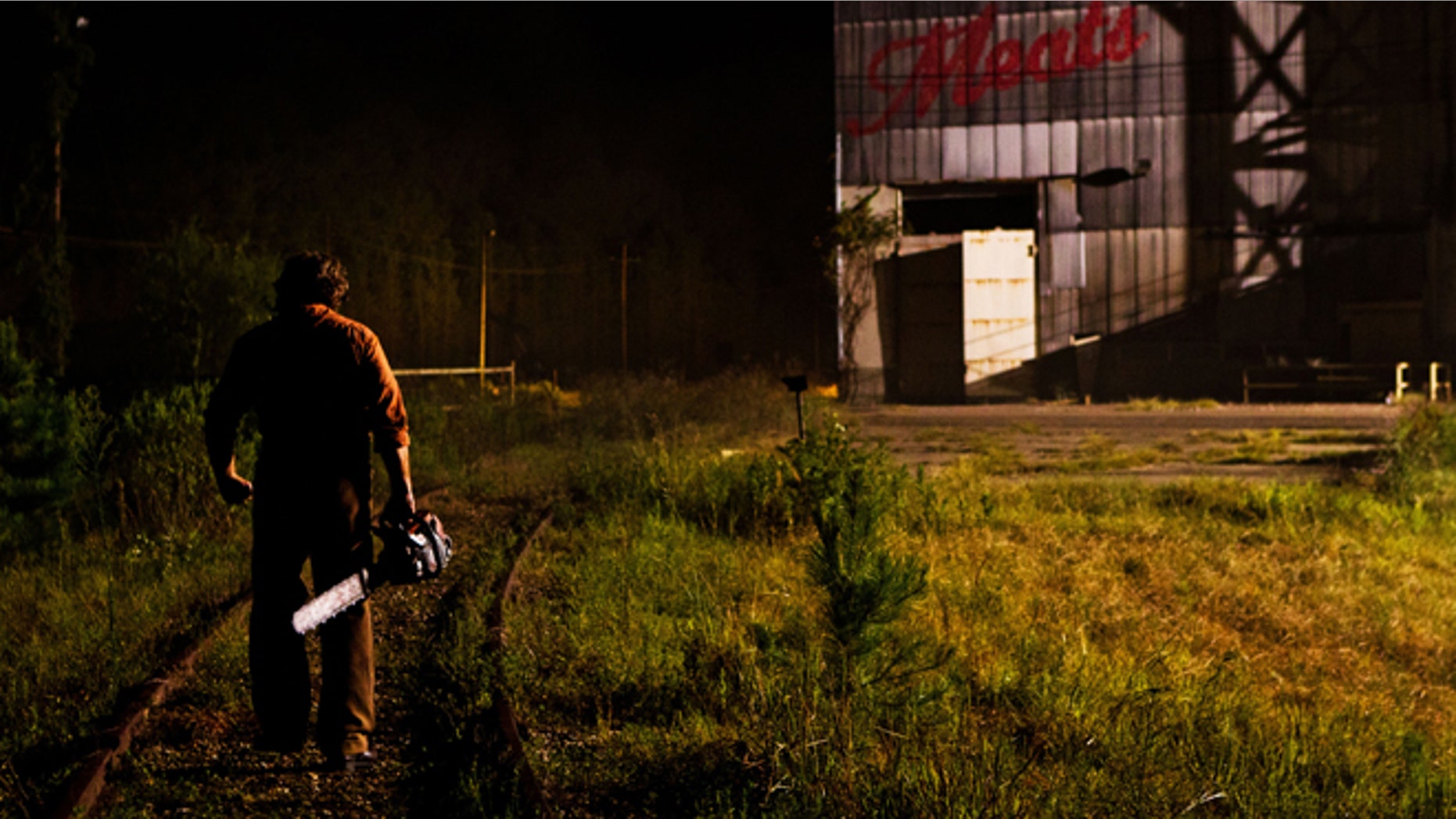 Jan. 4, 2013: This undated publicity film image from Lionsgate shows Dan Yeager starring as Leatherface in a scene from "Texas Chainsaw 3-D."