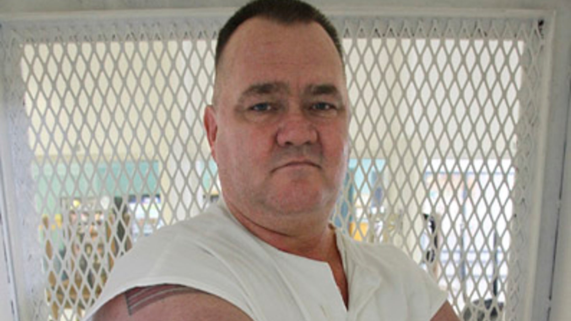 Texas death row inmate Cleve Foster poses for a picture at the Polunsky Unit in Livingston, Texas on March 30, 2011.