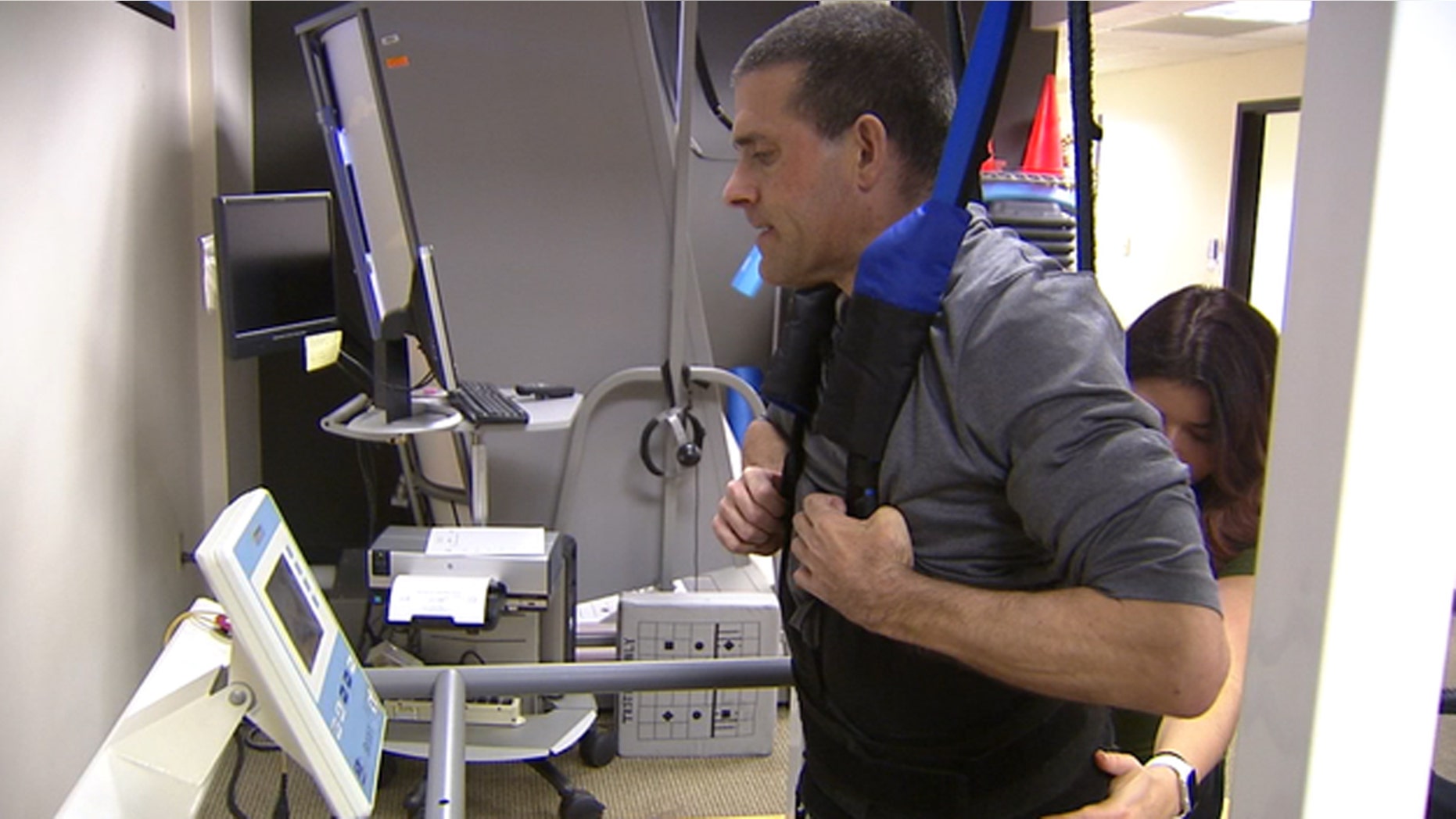 Det. Daniel Bardwell, left paralyzed from the chest down by a complication from a long-term illness, is fighting hard to get back to work.
