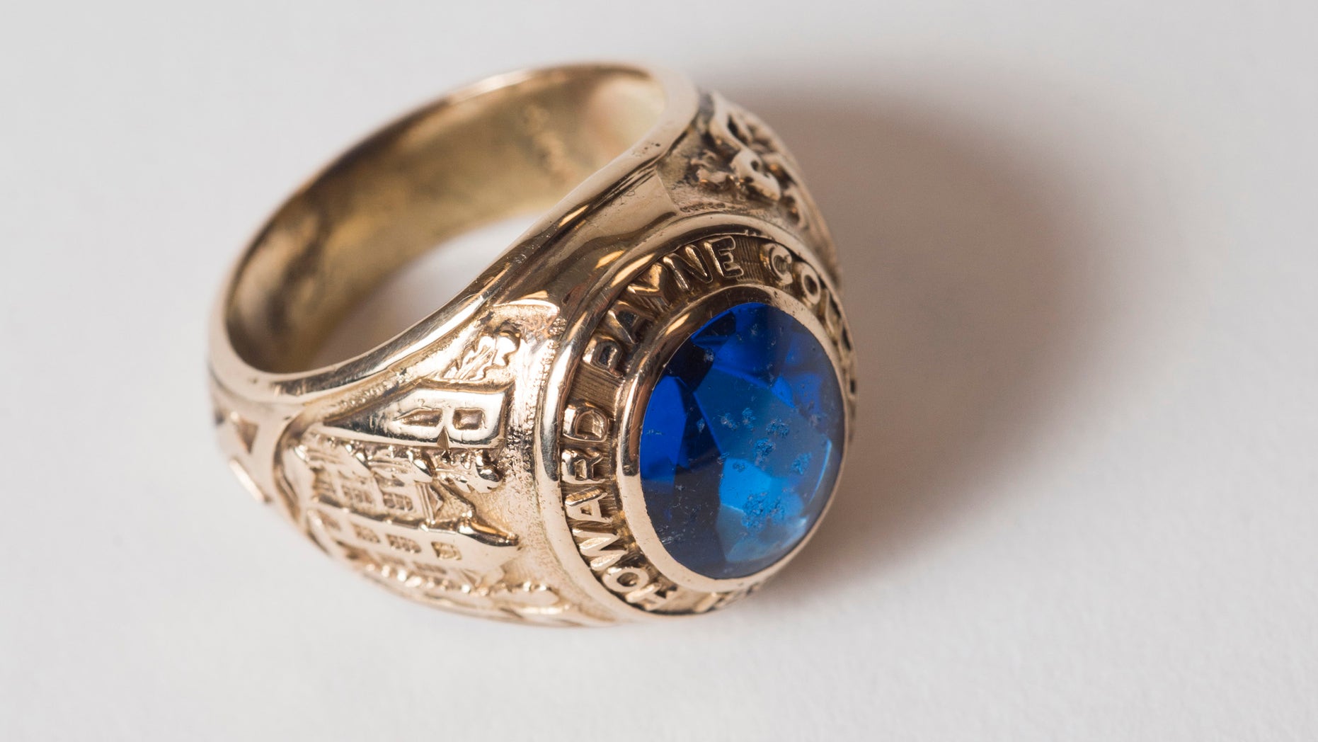 June 10, 2014: A 1953 Howard Payne University class ring in Brownwood, Texas.