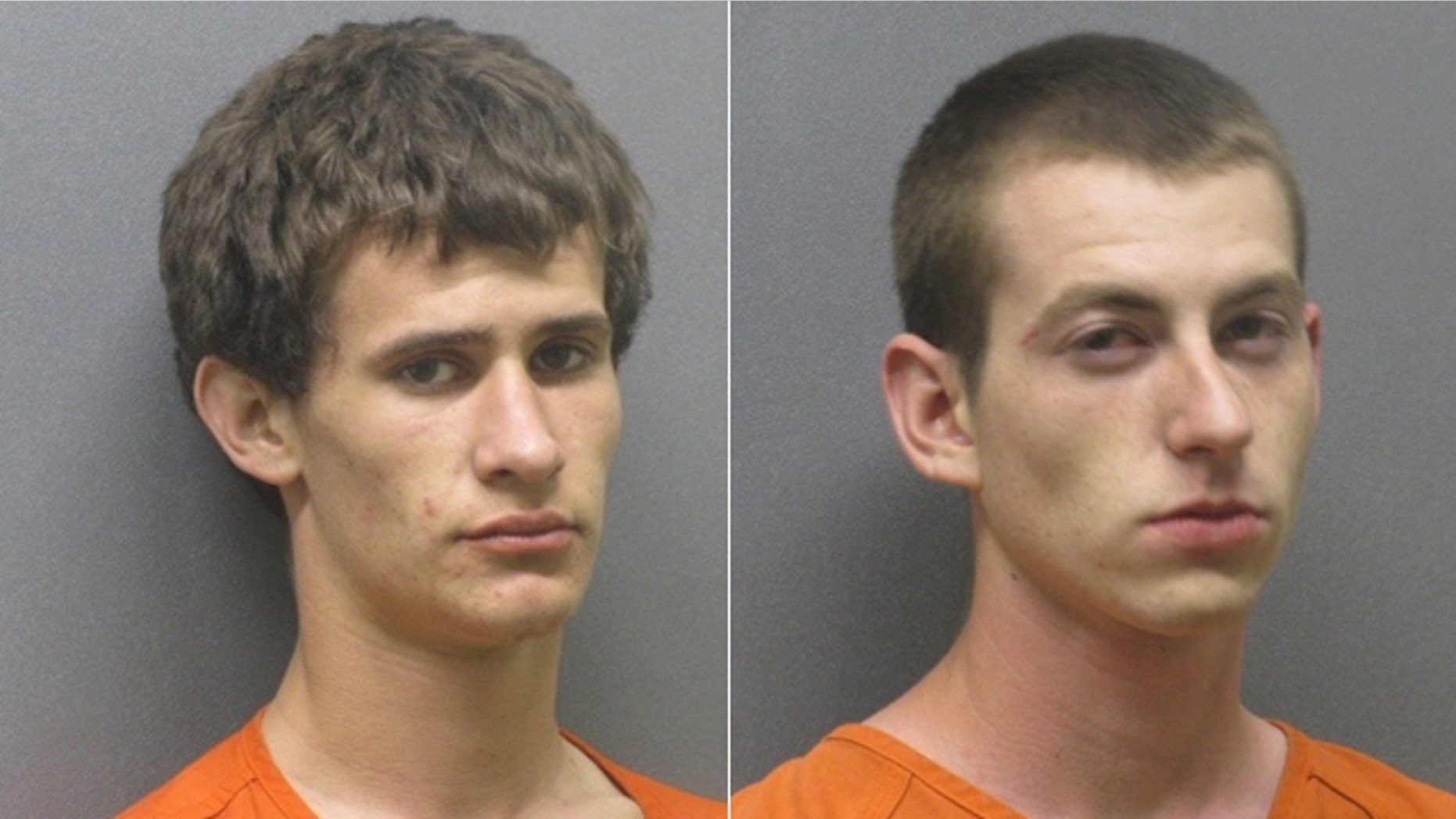 From the left, Tanner Baker and Brandon Cotton, both 18, were charged with capital murder and if convicted, can face the death penalty.