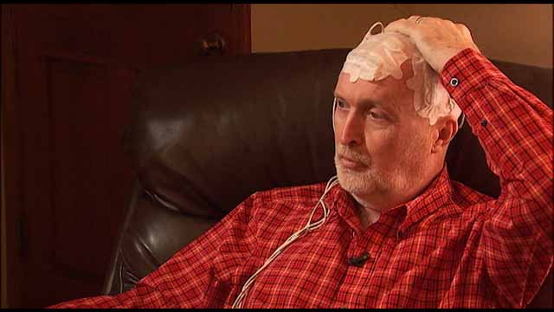 Stan Thain, 58, is using the Optune system as part of his treatment for brain cancer.
