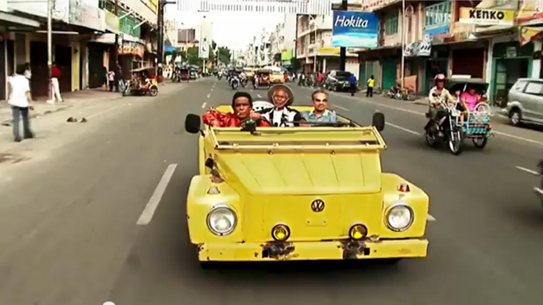 A scene from "The Act of Killing" is shown.
