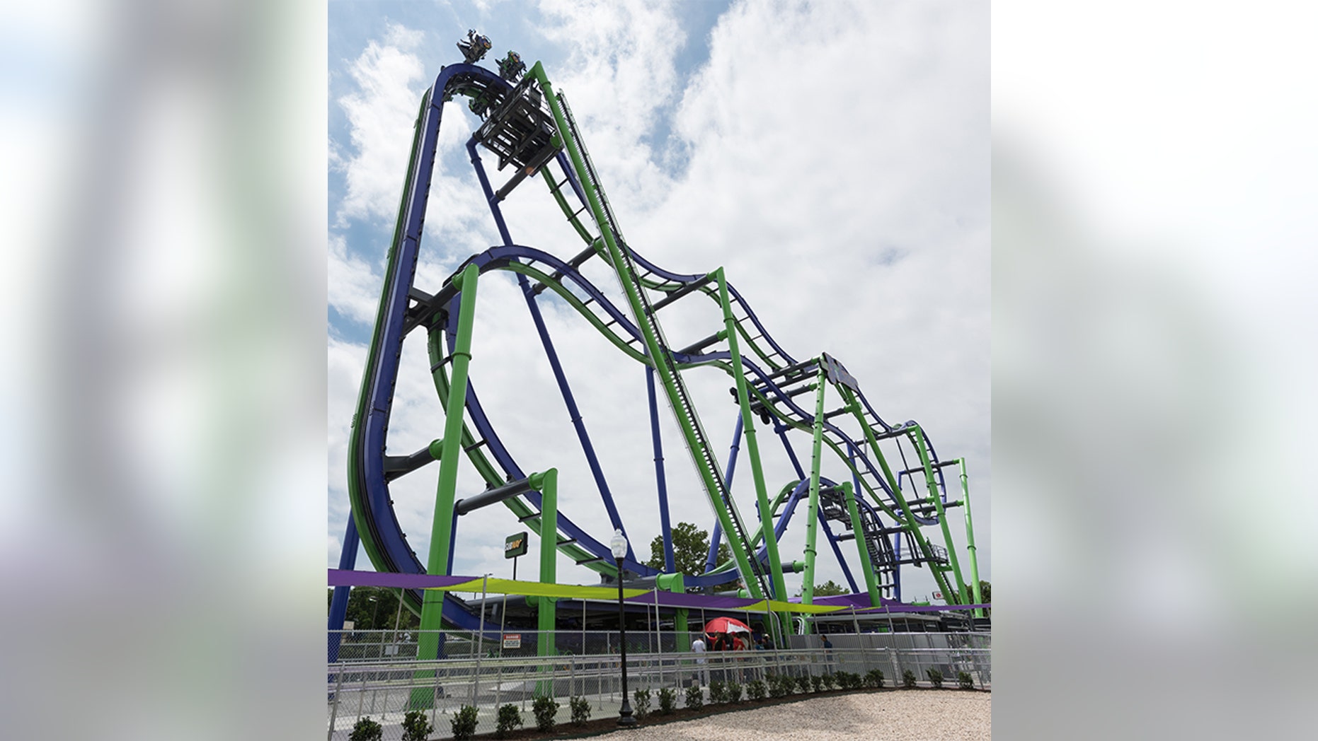 Eight people were stranded on 'The Joker' roller coaster at Six Flags Over Texas