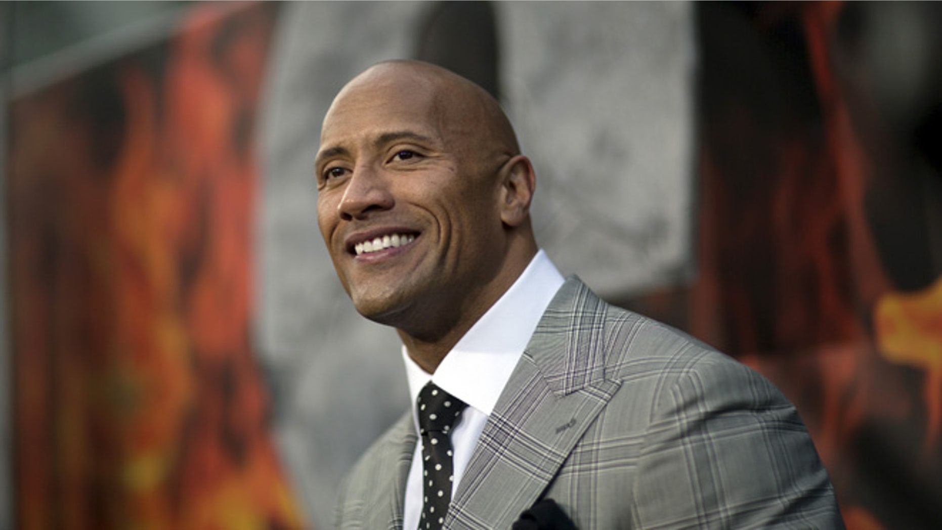 May 26, 2015. Dwayne Johnson at the premiere of "San Andreas" in Hollywood.