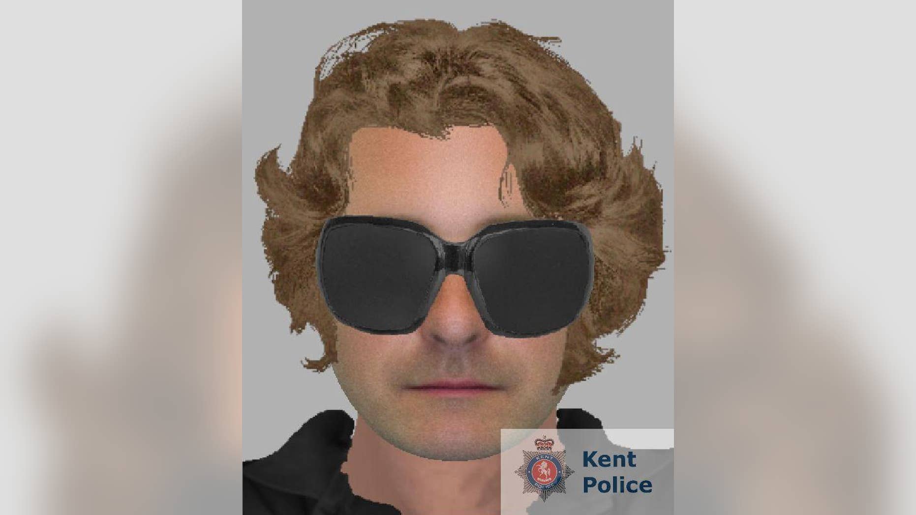 Kent Police released a computer-generated image of a man they're looking for.