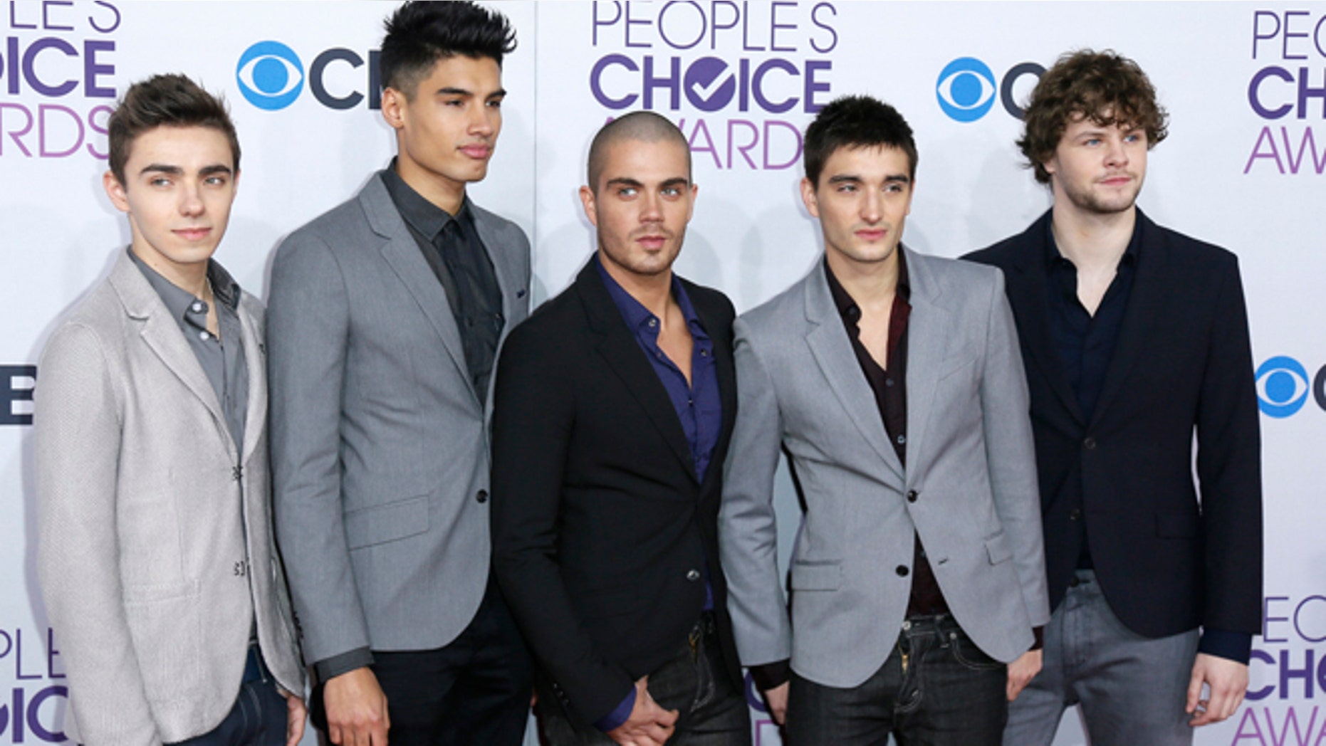 Pop group The Wanted arrive at the 2013 People's Choice Awards in Los Angeles, January 9, 2013.