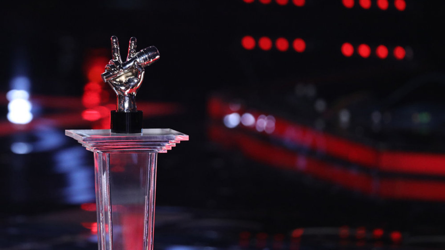 THE VOICE -- "Live Finale" Episode 1321B -- Pictured: The Voice Trophy -- (Photo by: Tyler Golden/NBC)