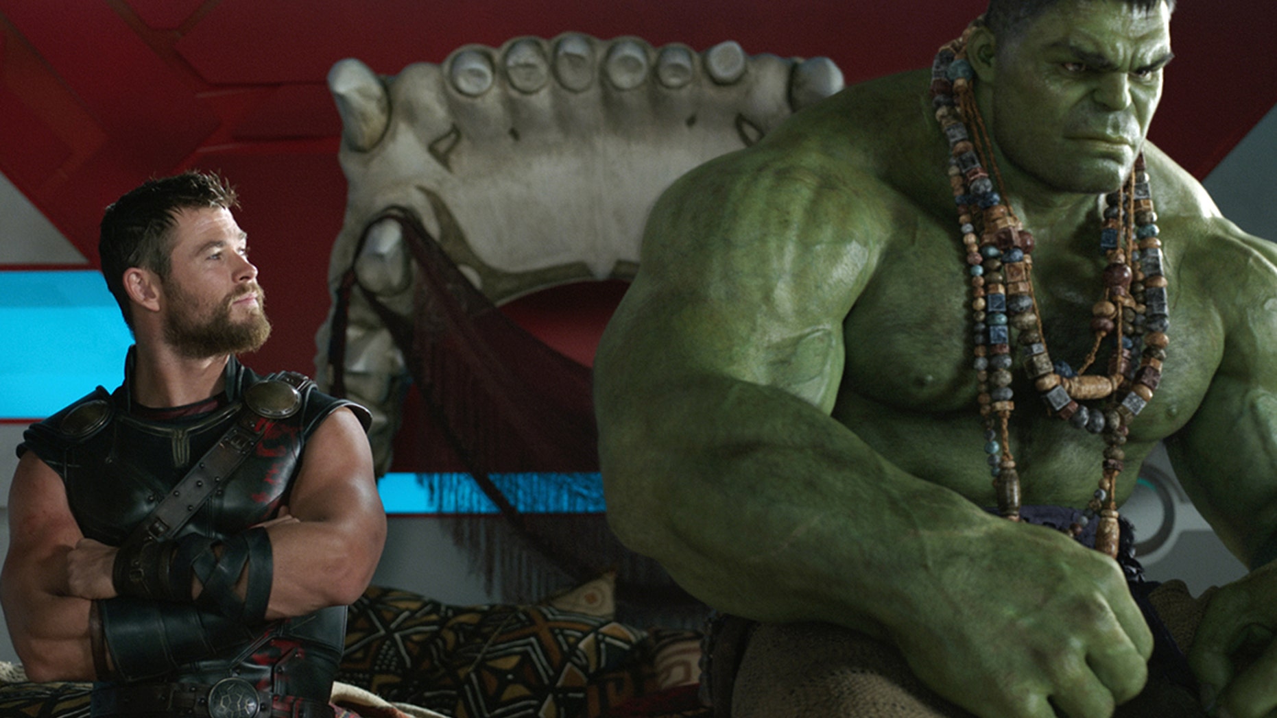 Thor (Chris Hemsworth) and Hulk (Mark Ruffalo) in "Thor: Ragnarok."