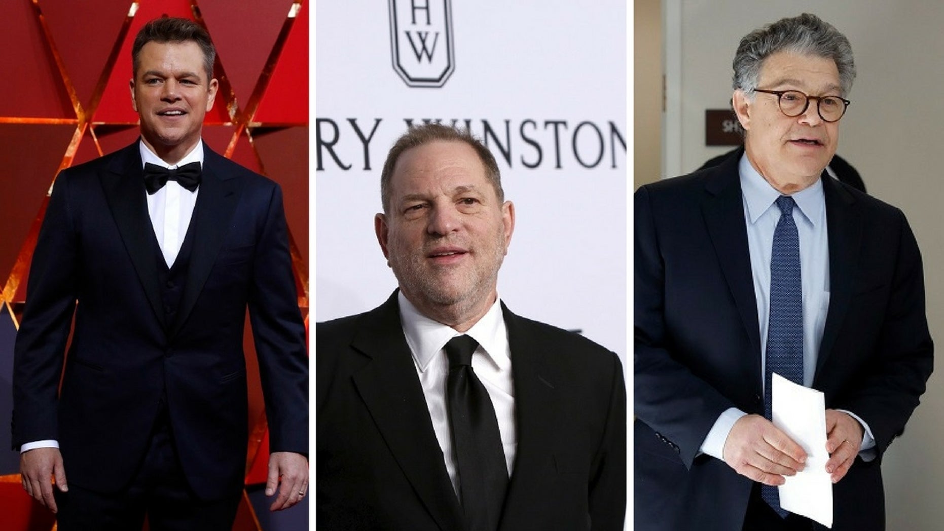 Matt Damon said Harvey Weinstein and Al Franken “do not belong in the same category” in regards to sexual misconduct allegations against them.