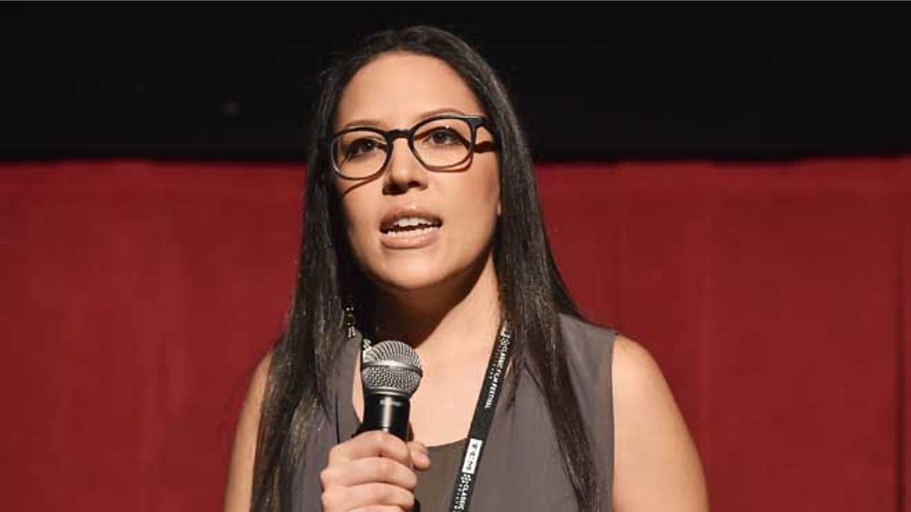 LOS ANGELES, CA - APRIL 30: TCM Ultimate Fan Contest winner Tiffany Vazquez speaks onstage at 'One Man's Journey' screening during day 3 of the TCM Classic Film Festival 2016 on April 30, 2016 in Los Angeles, California. 25826_006 (Photo by Alberto E. Rodriguez/Getty Images for Turner)