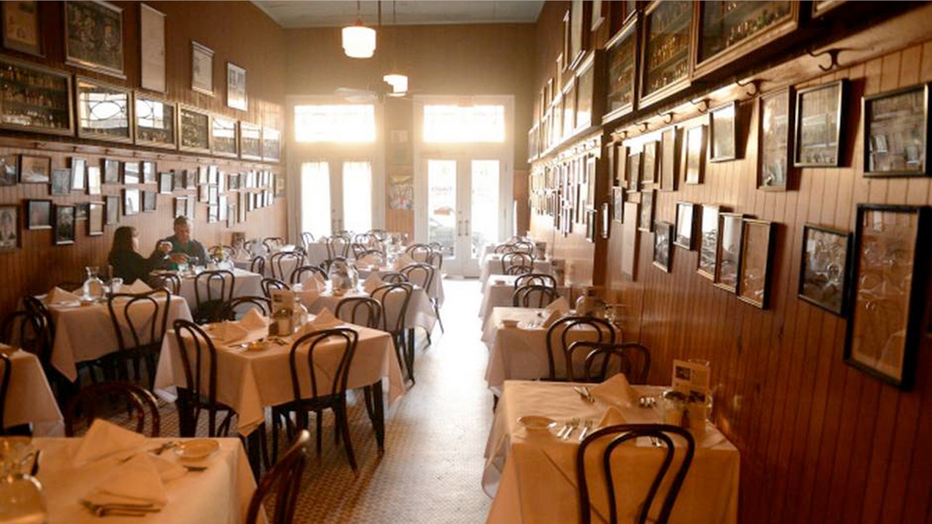 Diners at Tujague's, a culinary landmark in New Orleans' French Quarter, say they were visited by Julian Eltinge, a cross-dressing ghost.