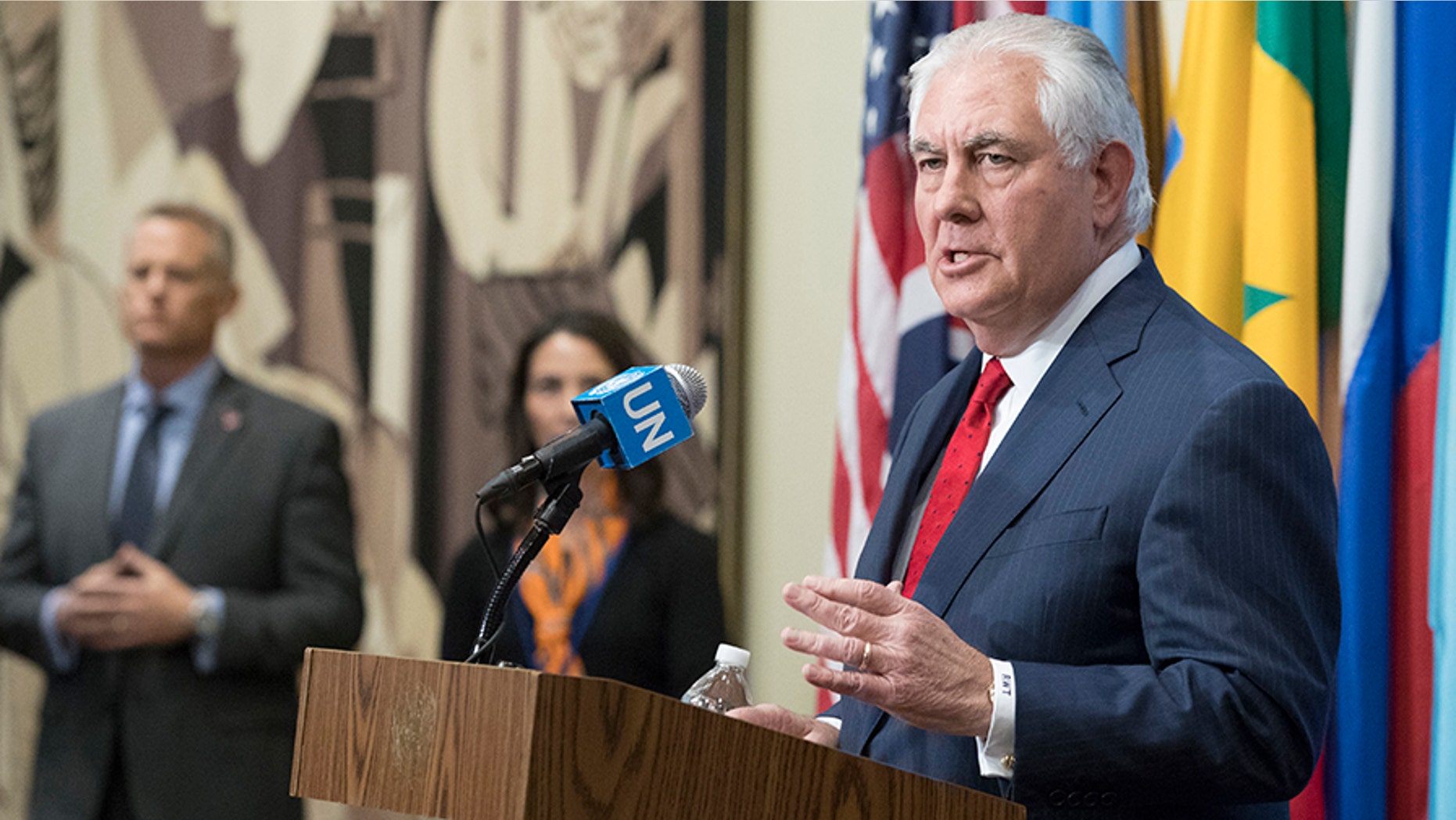 Secretary of State Rex Tillerson has been rumored to be on the outs with the Trump administration, but the White House has denied it.