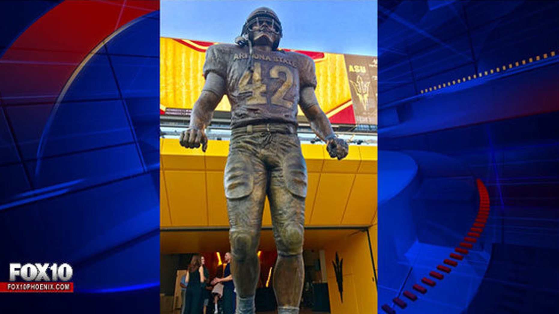 Arizona State unveiled a Pat Tillman statue at Sun Devil Stadium.