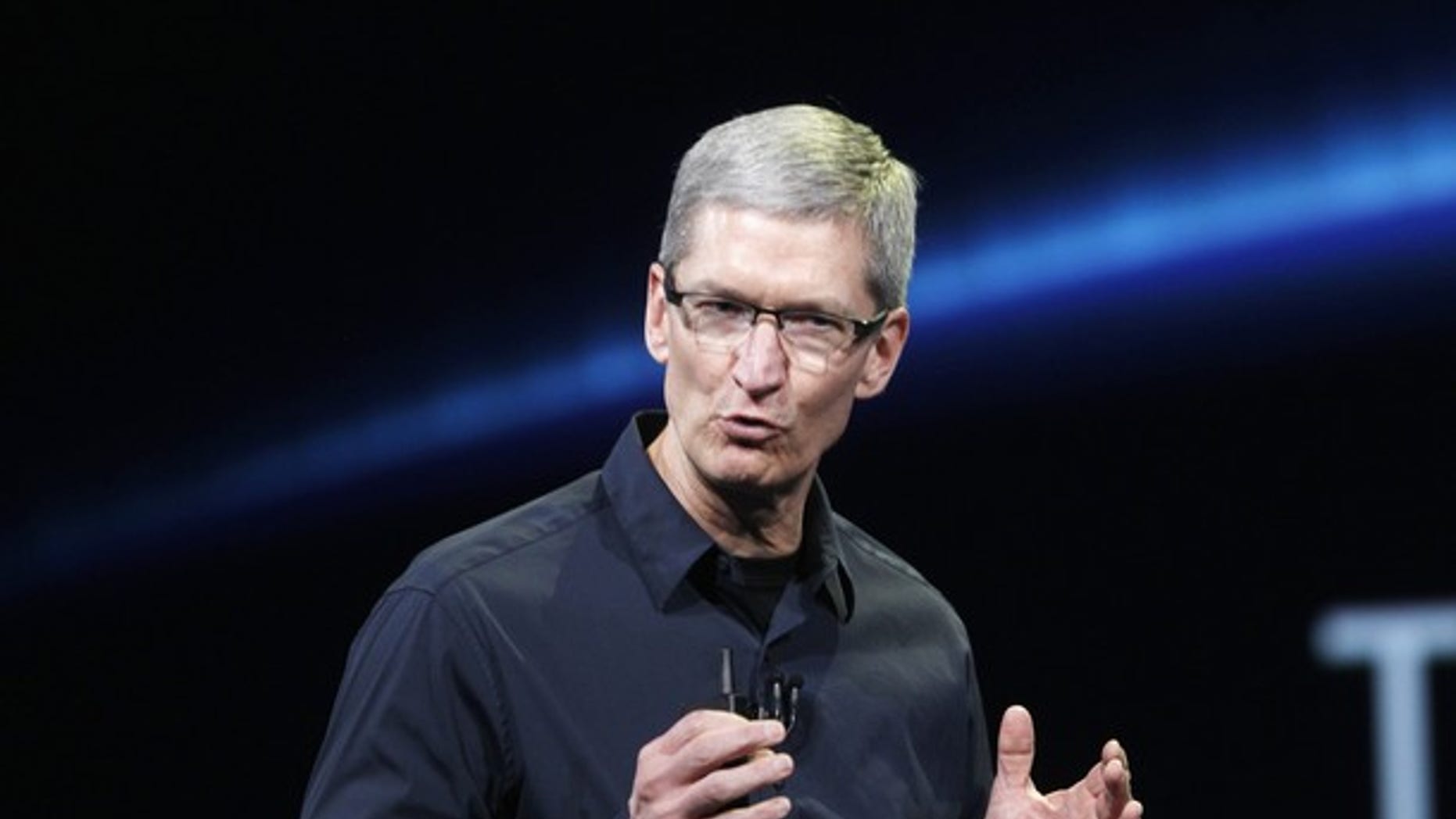Tim Cook introducing the new iPad this past March.