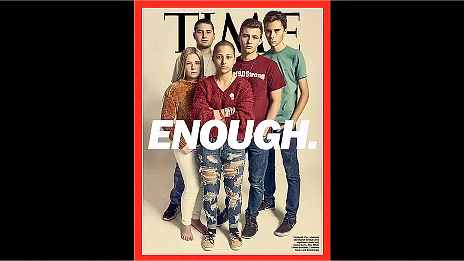 Five teenagers who survived a deadly Florida school shooting appear on TIME Magazine’s latest cover, the publication revealed in a Thursday tweet.