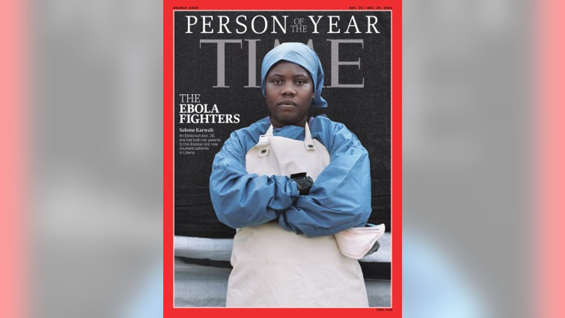 Salome Karwah was among a group of Ebola fighters chosen by TIME Magazine as Person of the Year in 2014.