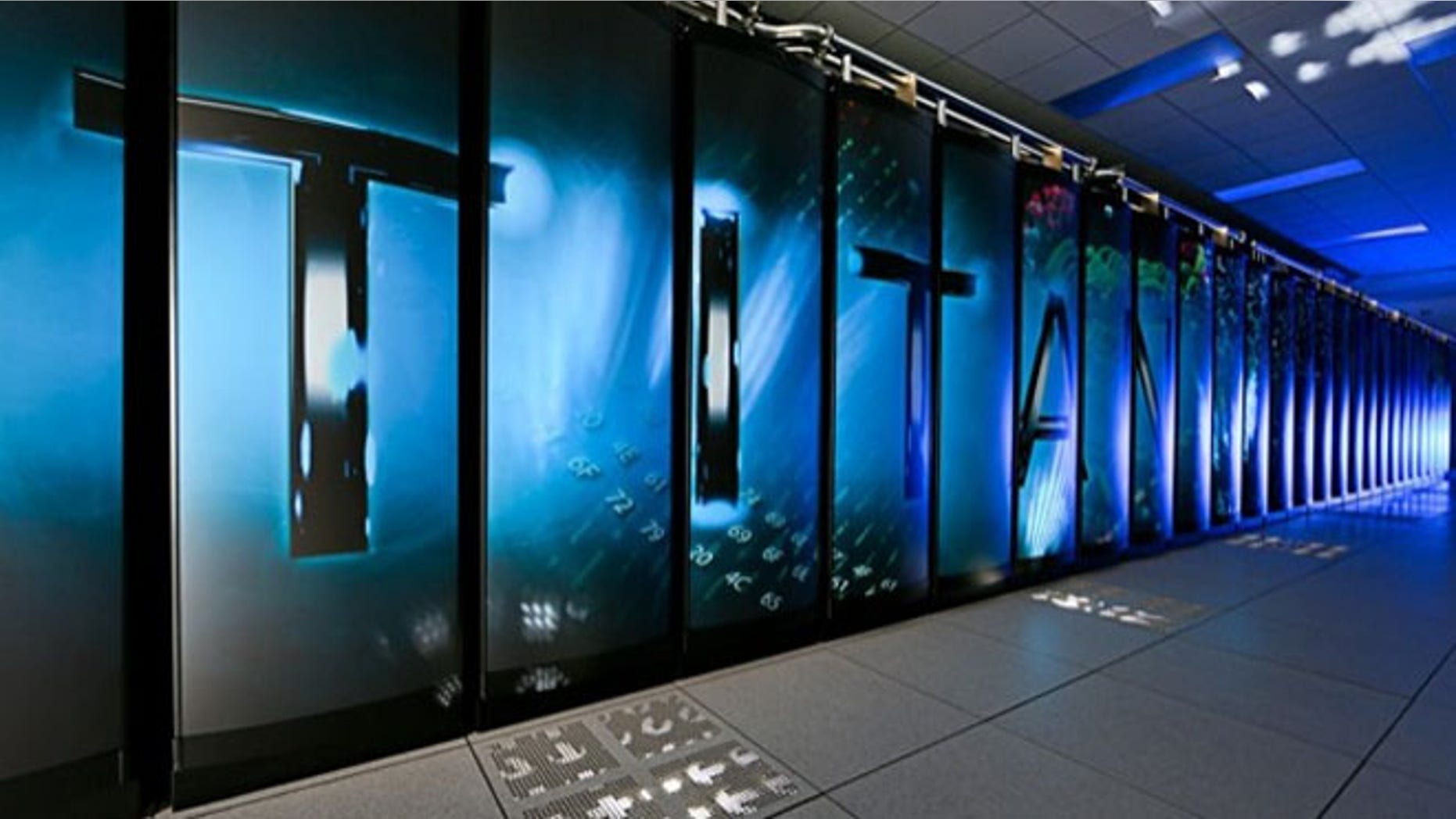 Not your average PC: Oak Ridge's open science supercomputer Titan runs with a theoretical peak performance exceeding 20 petaflops (a quadrillion calculations per second).